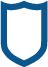shield_outline_dk_blue Outline Blue Shield